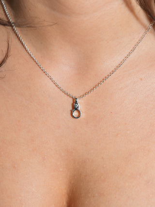 Blue Sapphire Estrella Mini Lobby in Sterling Silver