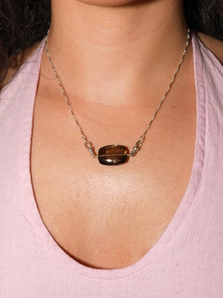Open Ended Equinox Necklace in Sterling Silver