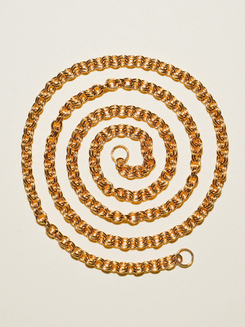 Open Ended Gemini Necklace in 14k Gold Filled