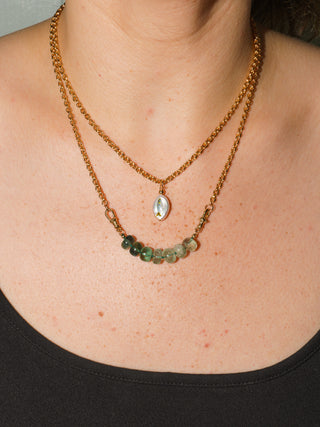 Open Ended Gemini Necklace in 14k Gold Filled