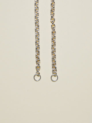 Open Ended Gemini Necklace in Sterling Silver