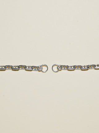 Open Ended Helm Necklace in Sterling Silver
