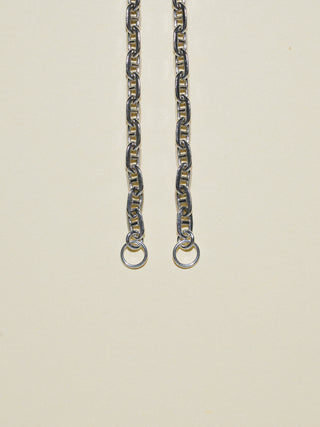 Open Ended Helm Necklace in Sterling Silver