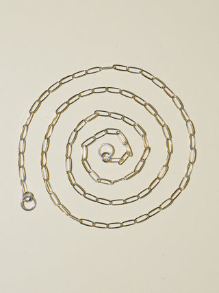 Open Ended Juntos Necklace in Sterling Silver