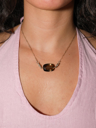 Open Ended Juntos Necklace in Sterling Silver