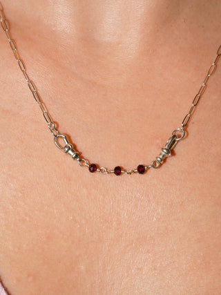 Open Ended Juntos Necklace in Sterling Silver
