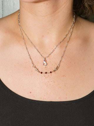 Open Ended Solstice Necklace in Sterling Silver