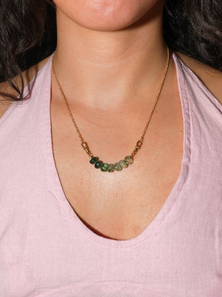 Open Ended Tildy Necklace in Yellow 14k Gold