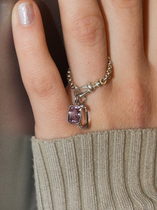 Perrito Chain Ring in Sterling Silver