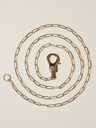 Yellow Diamond Estrella Papier Necklace in Yellow 14k Gold