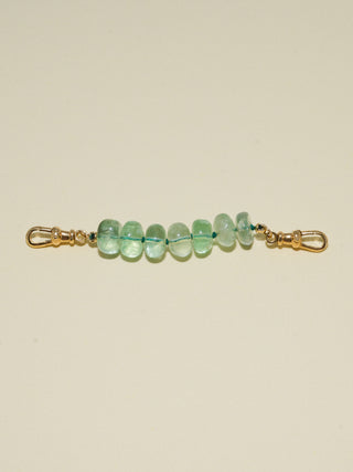 Zenith Fluorite Connector in Yellow 14k Gold