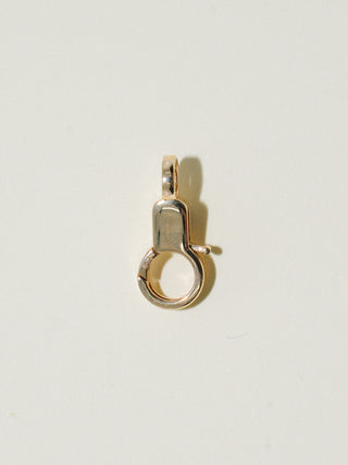 Sapphire Mini Jelly Lobby Clasp in Yellow 14k Gold