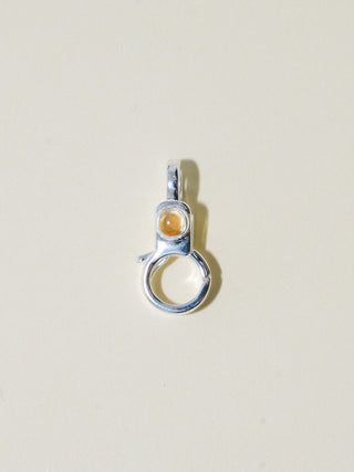 Citrine Mini Jelly Lobby Clasp in Sterling Silver