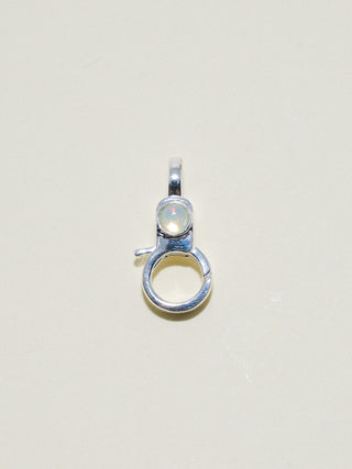 Opal Mini Jelly Lobby Clasp in Sterling Silver