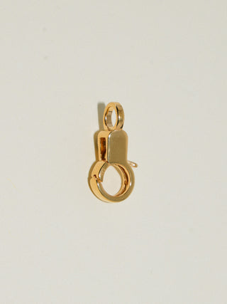 Opal Mini Jelly Lobby Clasp in Gold Vermeil